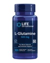 Lebensverlängerung L-Glutamin, 500 mg L-Glutamin, Aminosäure, unterstützt Muskelgesundheit und Immungesundheit, Glutenfrei, Non-GMO, 100 vegetarische Kapseln