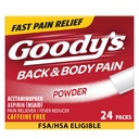 Goody 's Back and Body Pain Relief Powder, 24 rg