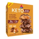 Atkins Caramel Mandula Clusters, Gluten Free, High in Fiber, 1g Sugar, 2g Net Carb, Keto Friendly, 8 gróf