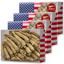 4 Dobozok a kézzel válogatott Amerikai Ginseng Root- Kicsi Farok (4oz / Box) Növeli a testimmunitás, energia és állóképesség férfiak és nők számára (16 Oz. (4-es csomag)