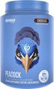 BIRDMAN Peacock Vegan Protein Powder 124; Complete Plant Based Meal Shake with Magnézium, D- vitamin, MCT Oil