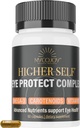 Higher Select ™ Eye Protection Complex Blue Light Defense Advanced Daily Vision Support with Lion 's Mane, Omega3, Lutein, Zeaxantin, Bilberry Extract, and Eyebright Affairs 124; 60 Capsules