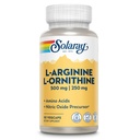 Solaray Free Form L- Arginine és Ornitine kapszula, 50 gróf
