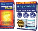 Lipozén fogyás Pills Double Pack és MetaboUp Plus termogén kiegészítés - étvágycsökkentő