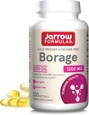 Jarrow Formulas Borage 1200 mg - 120 Softgels - Forrás GLA - Borage Oil Supplement - Skin Health & Immune System Support, Enyhe PMS Discomfort Support