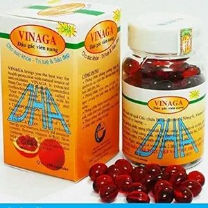 Lot 4 Box - Gac Oil DHA - Momordica Cochinchinensis Oil - Dau Gac 400 kapszula
