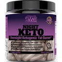Clean + Lean Night Keto: First Ever Overnight Ketogenic Fat Burner & Sleep Aid