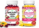 Lunakai USA Made Shilajit & Collagen Extra Strength Gumies Bundle - Energy, Hair, Skin, and Kail Support - Delicious & Non-GMO