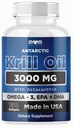 Dr. JOEL MOM NUTRIX Antarktisz Krill olaj kiegészítés - 150 Softgels - Magas abszorpciós EPA, DHA, Astaxantin & Foszfolipid - Nem halas utóíz, mint a halolaj - Készült az USA-ban