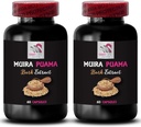 Nature 's Momentum - MUIRA PUAMA BARK EXTRACT - Energizáló rutin, Aktív Boost Formula, Botanikus Üzemanyag Forrás, Mindennapi Erő támogatás, Mindful Energy Lift, Kaland Readiness 2 palackok 120 Caps
