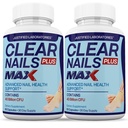 Igazolt laboratóriumok (2 csomag) Clear Nails Plus Max Pills 40 milliárd CFU probiotikus 60 kapszula