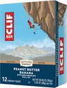 CLIF BAR - Mogyoróvaj Banana sötét csokoládé ízesítéssel - Készült szerves zab - Non-GMO - Plant Based - Energy Bars - 2.4 oz. (12 csomag)