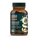 Gaia Herbs Metabolikus Aktivátor - Natural Energy Supplement for Metabolisation Support - Készült Panax Notoginseng & Astragalus kivonat - Tejterméktől mentes, Soy & Gluten - 60 kapszula (60 adag)