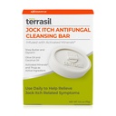 terrasil gombaellenes Jock Itch szappan férfiaknak, gyors megkönnyebbülés és kezelés égő, Itchy Skin, All- Natural Moisturizing Ingredients, Dermatologist Tesztelt, 75g Bar