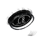 Lashify Curl 8mm Gossamer Eyelash kiterjesztések újratöltés, fekete, DIY hamis pillák természetes megjelenés