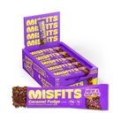 Misfits Vegan Protein Bars, Caramel Fudge - Frissített requipe 124; Növényalapú, Alacsony Cukor & Carb, High Fiber Snacks