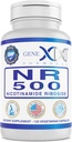 Genex Formulas NR Nicotinamide Riboside 500mg / Serving (120 kapszula) NAD + Precursor for Healthic Aging - GMP- Certified, Non-GMO, Gluten- Free, Vegetáriánus (1 csomag)