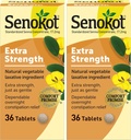 Senokot Extra Strength Natural növényi laxative for Gentle Overnight Relief Alkalmi Székrekedés, 36 Count (2-es csomag)