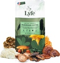 LYFE Organic Mushroom Coffee - Lion 's Mane, Chaga, Cordyceps, Turkey Tail) 124; Amerikai Egyesült Államok Felnőtt Adaptogén gombák a jobb energia, Fókusz, Gut Health, Immunity - 40 szerváció