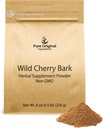 PURE EREDETI ÖSSZETEVŐK Wild Cherry Bark (8 oz) Nem GMO, nem töltőanyagok vagy adalékanyagok