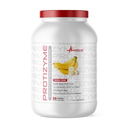 Metabolikus táplálkozás, protizimek, 100% tejsavó fehérje por, magas fehérje, alacsony szénhidrát, alacsony zsírsavtartalmú fehérjék, emésztési enzimek, 24 esszenciális vitaminok és ásványi anyagok, 4 font (52 ser)