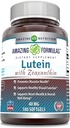 Amazing Formulas Lutein 40 mg Zeaxanthin 1600 mcg) 124; Softtells Supplementary - 124; Non-GMO - 124; Gluten Free - 124; Made in USA (40 mg, 180, Count)