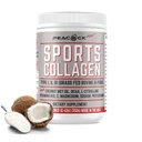 Sports Collagen Electrolytes Powder, 12.42 oz - Grass Fed Bovine & Wild Fish Hydrolized Type I, II, III Multi Collagen Peptides for Electrolyte Drinks, Unflavored Protein Powder with BCAA, Magnézium