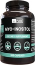 Tiszta eredeti összetevők Myo- Inositol (365 kapszula) No Magnézium Or Rice Fillers, Mindig tiszta, Lab ellenőrzött