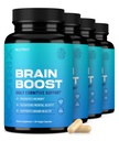 Nootrix Brain Boost Nootropic Supplemental 124; Supports Memory, Mental Focus, Cognitive Health & Energy Ț124; Caffeine- Free, Prototes Health Mood & Brain Function w / Gingko Biloba & DMAE