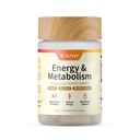 Snap Supplements Energy & Metabolism Herbal Complex for Fatigue, Stress Relief, Energy Booster & Better Mood, Energy Pills for Women & Men, 60 Capsules (30 Servings, 1 Month Supply)