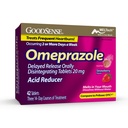 GoodSense Omeprazol Késleltetett kiadás Orally Disintegration Tablets 20 mg, Strawberry Flavor, oldódó tabs, Kezelések Gyakori Heartburn, Acid Reducer, Heartburn Medicine, 42 tabletta