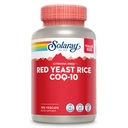SOLARAY Red Yeast Rice Plus CoQ-10 & No-Flush Niacin Vitamin B-3, Healthy Heart & Cardiovascular Support, Non-Irradiated & Citrinin Free, 60 Tage Geld zurück Garantie, 100 Servierungen, 100 VegCaps