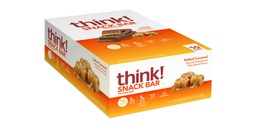 Gondolkozz! Fehérjekábla Chicory Root-val, Sós karamell, Snack Bars mesterséges édesítő nélkül, 1.4 Oz, 10 Ct