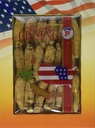 Hsu SKU 0132-4, Ginseng Half Short Medium Cultifered American Ginseng Roots (4 oz = 113 gm / Box), 0132-4, 0132.4
