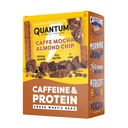 Quantum Energy Square: Energy Bar koffein & 10g fehérje. Finom egészséges snack On The Go. (Vegan, Gluten- free, Soy- free, Dairy- free) (Caffe Mocha Almond Chip)