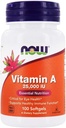 NOW Foods - A-vitamin 25000 NE - 100 Softgels