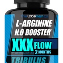 L Arginine Nitric Oxide kiegészítők a férfiak - Happy Wife, Happy Nights Segítség növeli a vér áramlását, Izom Pump Pre Workout, Férfi tartósság w / Tribulus - 2 Mons