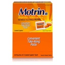 Motrin IB - Ibuprofen tabletta, két tabletta Per Packet, 50 csomag összesen, egy doboz
