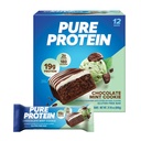 Pure Protein Bárok, Magas Fehérjék, Tápláló Snack támogatása Energia, Alacsony Sugar, Glutén mentes, Csokoládé menta Cookie, 1.76oz, 12 gróf (Csomagolás május Vary)