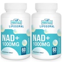 Liposomal NAD+ Supplement 1000 mg | Höchste NAD Pontecy | Höchste Absorption | Reine NAD-Ergänzung | Energie- und DNA-Reparatur, Alterung Verteidigung, Gehirnfunktion | 120 Softgels