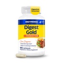 Enzymedica Digest Gold + probiotics, 2- in1 Formula for Gut Health, Digestive Enzymes & 1 milliárd Aktív probiotikus kultúrák, 90 Számolás (FFP)