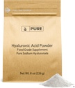 PURE EREDETI ÖSSZETEVŐK Hialuronsav (8 oz) Vízoldható, finom por