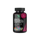 Multi Collagen Hair Pills - Biotin 10,000µg, Keratin & Hyaluronic Acid - Hair Growth - Hair Skin & Nails Vitamins & DHT Blocker - E-vitamin Folic Acid Pumpkin Seed MSM, Saw Palmetto 60 Vegan kapszula