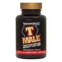 NaturesPlus T Férfi - 60 Vegetáriánus kapszula - Promotes Muscle Gain & Stamina, Mood Enhancer - Gluten Free - 30 Összes szolgáltatás