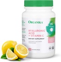 Organika Hyaluronic Acid Supplement C-vitaminnal (90 növényi kapszula): Szimbiotikus Közös Wellness, Collagen, & Skin Hydration Powerhouse - Javított hyaluronic acid kiegészítők a mobilitás és szépség