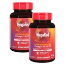 MegaRed Extra Strength 500mg Omega3 Krill olaj kiegészítés EPA / DHA, nincs halas utóíz támogató szív egészség, 80 Count Softgels (2 csomag)