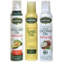 Mantova Keto Spray olajkészlet (Avocado, Ghee, Coconut MCT) Olaj), 3 darabos csomagolás