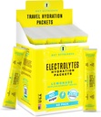 Kulcsfontosságú NUTRIENS Multivitamin Elektrolitok Hidratációs csomagok - Frissítő Lemonade Post Edzés és Recovery 40 Pack - Nincs cukor, nincs kalória - Utazási hidratáló por