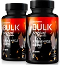 (2 csomag) Tömeges Extrém Superior izom épület Advanced Formula, Tömeges Extrém Lean izomtömeg férfiak, Minden természetes izom építő, Férfi tabletták fizikai teljesítmény, Vélemények (120 kapszula)