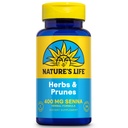 Nature 's Life Herbs & Prunes - 124; 400mg Senna & Herbal Blend for Healthy Digitation Support